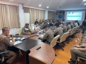 จัดประชุมเจ้าหน้าที่ทุกสายงานเพื่อร่วมประเมิน IIT,EIT  และมอบหมายหัวหน้าทุกสายงานดำเนินการ